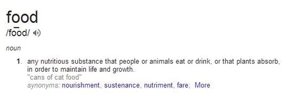 Food definition